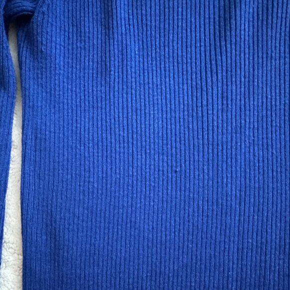 MNG (Mango) Fine Ribbed Cashmere Blend Sweater - Picture 4 of 4